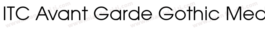 ITC Avant Garde Gothic Medium字体转换